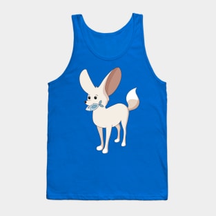 Kawaii Pet Adorable Fennec Fox Animals Cute Fish Owner Tank Top